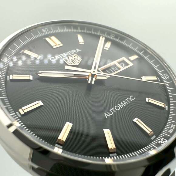 TAG HEUER Carrera Calibre 5 Day Date WBN2013.BA0640 Automatic Stainless Steel...